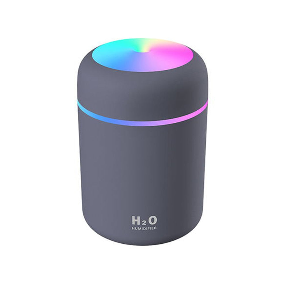 VIP Portable Humidifier USB Ultrasonic Dazzle Cup Aroma Diffuser Cool Mist Maker Air Humidifier Purifier with Romantic Light.